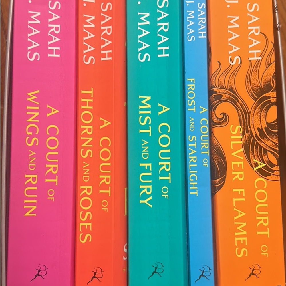 Colorful Book Set by Sarah J. Maas
